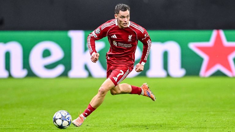 Florian Wirtz feiert mit den Reds einen Sieg in Marseille. 