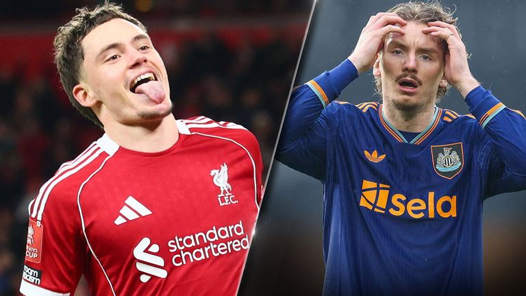 Der eine jubelt, der andere hadert: Florian Wirtz (l.) und Nick Woltemade treffen am Samstag im direkten Duell aufeinander.