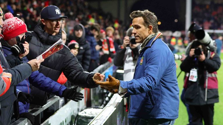 Hollywood-Star Ryan Reynolds ist Miteigentümer von AFC Wrexham.