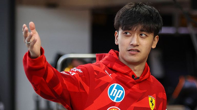 Guanyu Zhou war in der Formel 1 bei Ferrari zuletzt Test- und Ersatzfahrer.