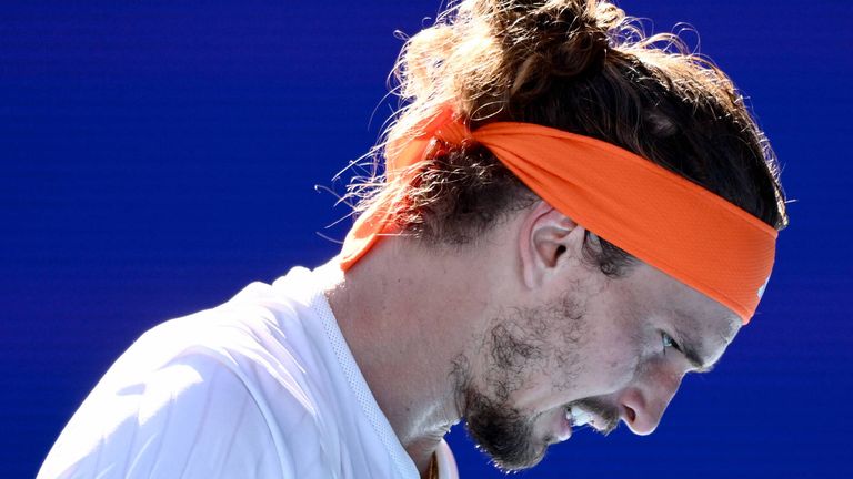 Alexander Zverev scheitert im Halbfinale an Alcaraz.