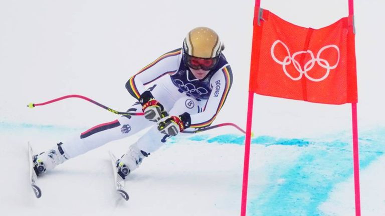 Emma Aicher gewinnt die erste Medaille für Deutschland bei den Olympischen Winterspielen. 