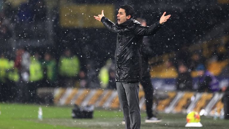 Arsenal hat im Titelkampf einen erneuten Dämpfer kassiert. Beim Schlusslicht Wolverhampton verspielt das Team von Mikel Arteta ein 2:0.