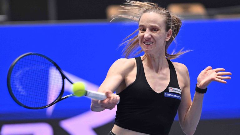 Mona Barthel war erstmals seit 2024 wieder im Hauptfeld eines WTA-Turniers.