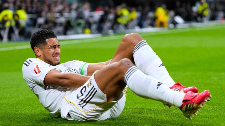 Bitter! Jude Bellingham musste früh verletzungsbedingt vom Feld.