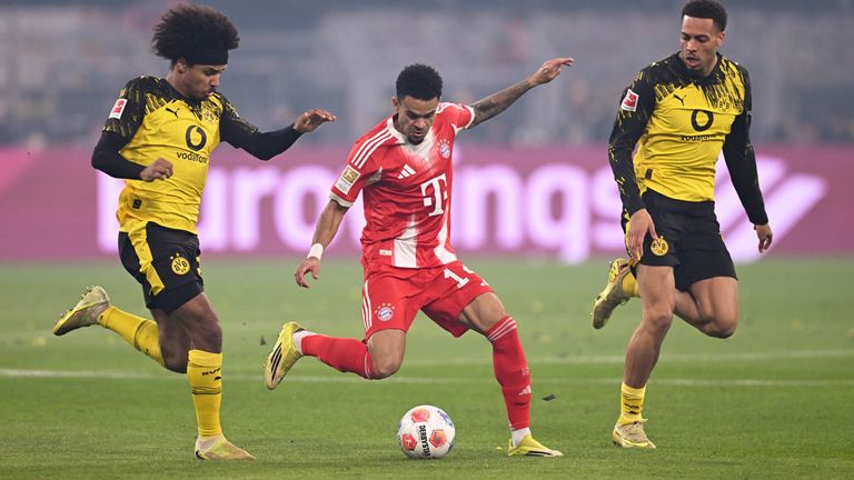 Borussia Dortmund gegen den FC Bayern München.