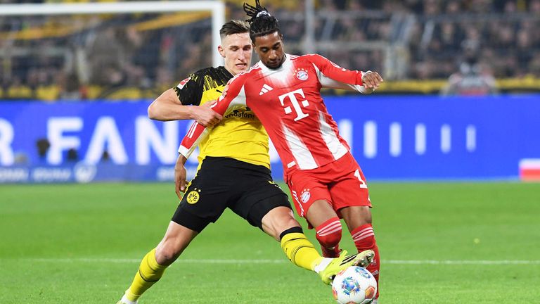 Borussia Dortmund gegen den FC Bayern München.