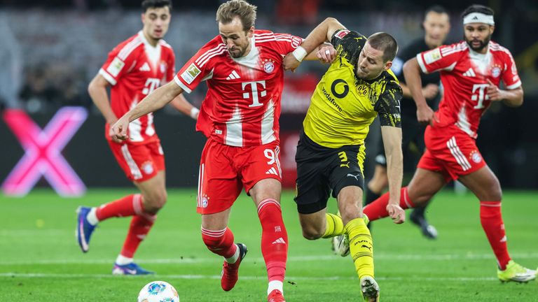 Borussia Dortmund gegen den FC Bayern München.