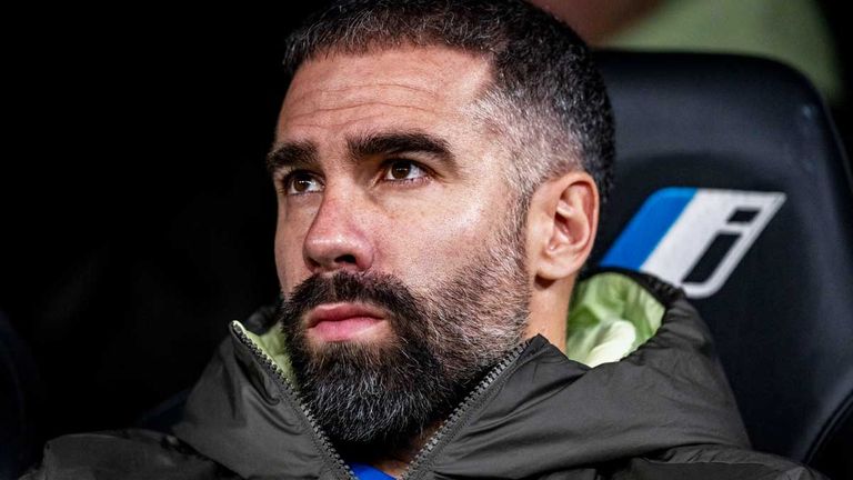 Dani Carvajal bleibt bei Real Madrid momentan nur die Rolle des Zuschauers.