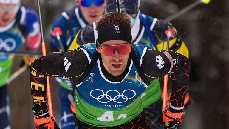 David Zobel und sein Team verpassen das Podest bei der Biathlon-Staffel.