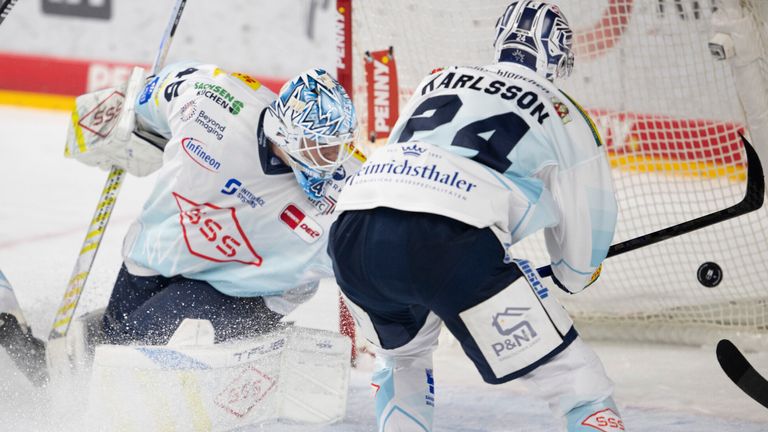 Die Eislöwen aus Dresden stehen als sportlicher Absteiger fest. 