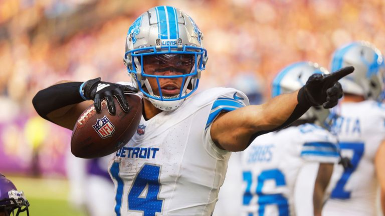 Amon-Ra St. Brown und die Detroit Lions sind das erste Team für das NFL Deutschland-Spiel in München