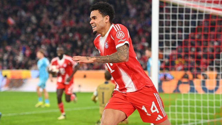 Luis Diaz avancierte mit drei Toren gegen Hoffenheim zum Mann des Abends.