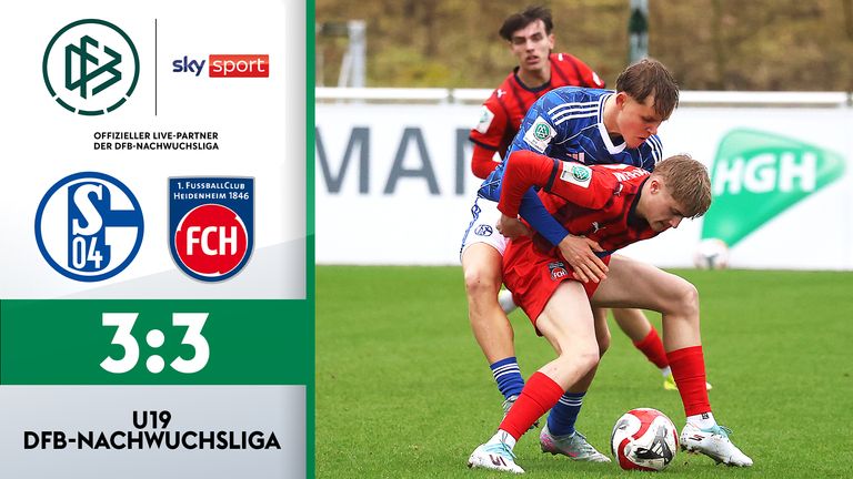 FC Schalke 04 U19 - 1. FC Heidenheim U19 - die Highlights | DFB-Nachwuchsliga