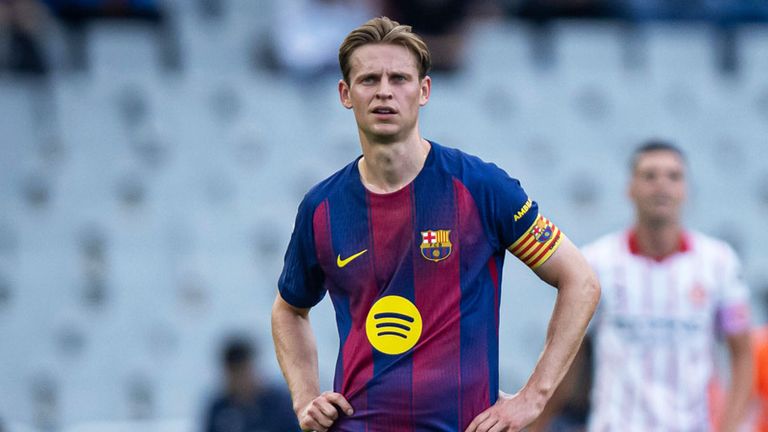 Frankie De Jong fehlt dem FC Barcelona wochenlang.