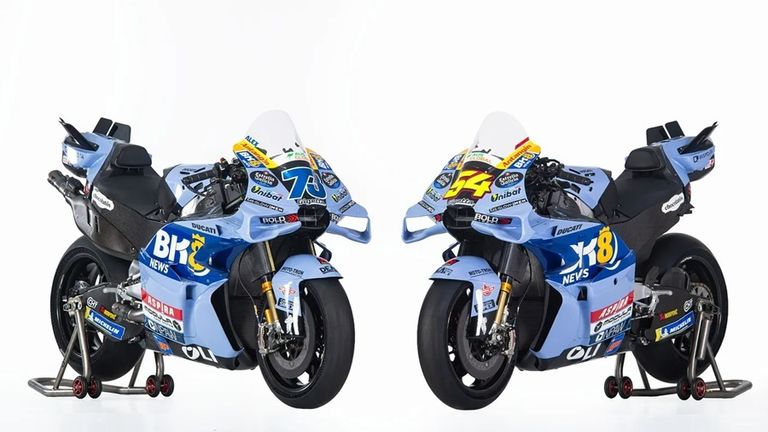 Das BK8 Gresini Racing MotoGP Team hat das neue Projekt für die Saison 2026 vorgestellt. An den Start gehen Alex Marquez, Vizemeister 2025, sowie der aktuell noch verletzte Fermin Aldeguer. 