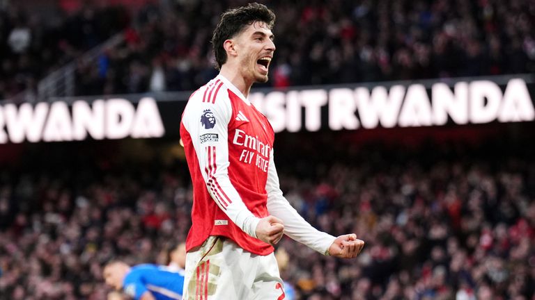 Kai Havertz legte beim Arsenal-Sieg ein Tor auf.