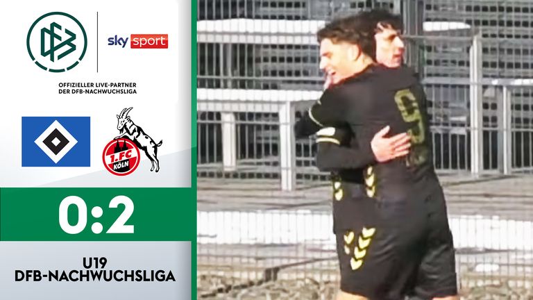 Die U19-Junioremannschaft des 1. FC Köln bestreitet ihr Auswärtsspiel beim Hamburger SV erfolgreich und gewinnt dank höherer Effizient vor dem gegnerischen Tor mit 2:0.