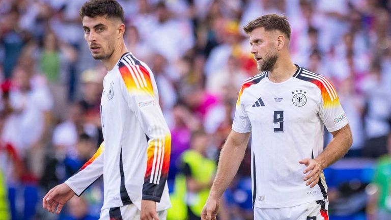 Kai Havertz (l.) und Niclas Füllkrug erzielten bei der EM 2024 jeweils zwei Tore.