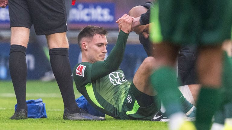 Kilian Fischer fällt beim VfL Wolfsburg vorerst verletzt aus.