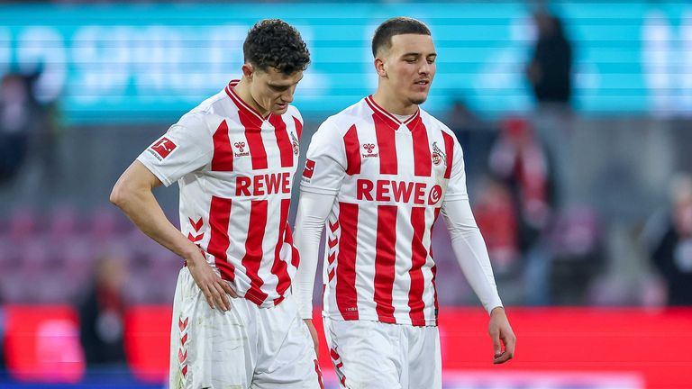 Enttäuschung bei Eric Martel (links) und Said El Mala (rechts) nach der Niederlage gegen Leipzig. Am Samstag geht es gegen Stuttgart. 