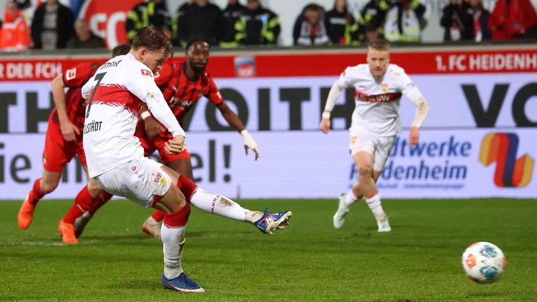 1. FC Heidenheim vs. VfB Stuttgart.