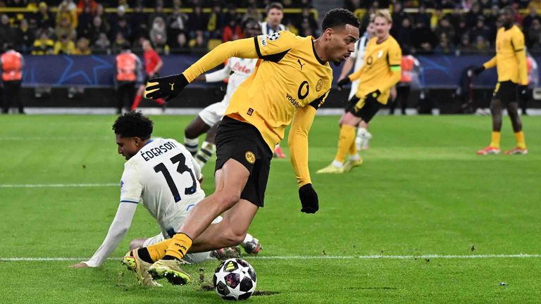 Felix Nmecha gegen Bergamo