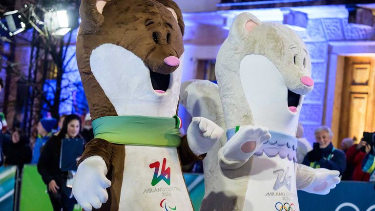 Die Olympia-Maskottchen Milo und Tina sind bei den Fans sehr beliebt.