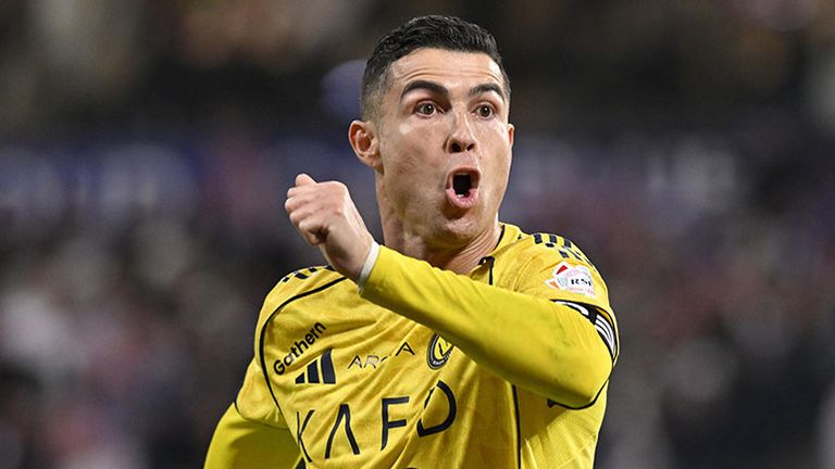Cristiano Ronaldo spielt seit Januar 2023 für Al-Nassr in Saudi-Arabien.