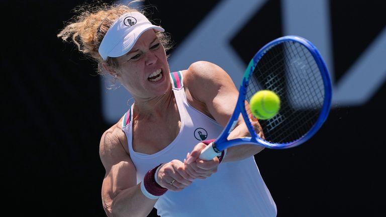 Laura Siegemund bei den Australian Open im Januar.