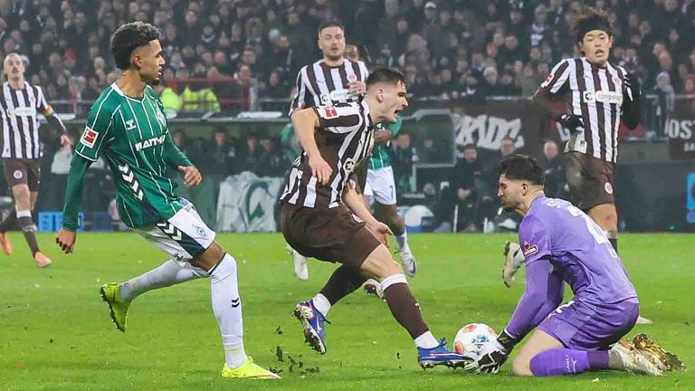 FC St. Pauli v SV Werder Bremen.