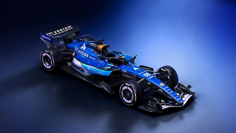 So kleidet sich der Williams FW48. (Quelle: Williams/X)