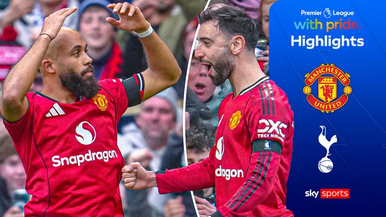 Highlights from the Premier League match between Man Utd and Tottenham Hotspur.