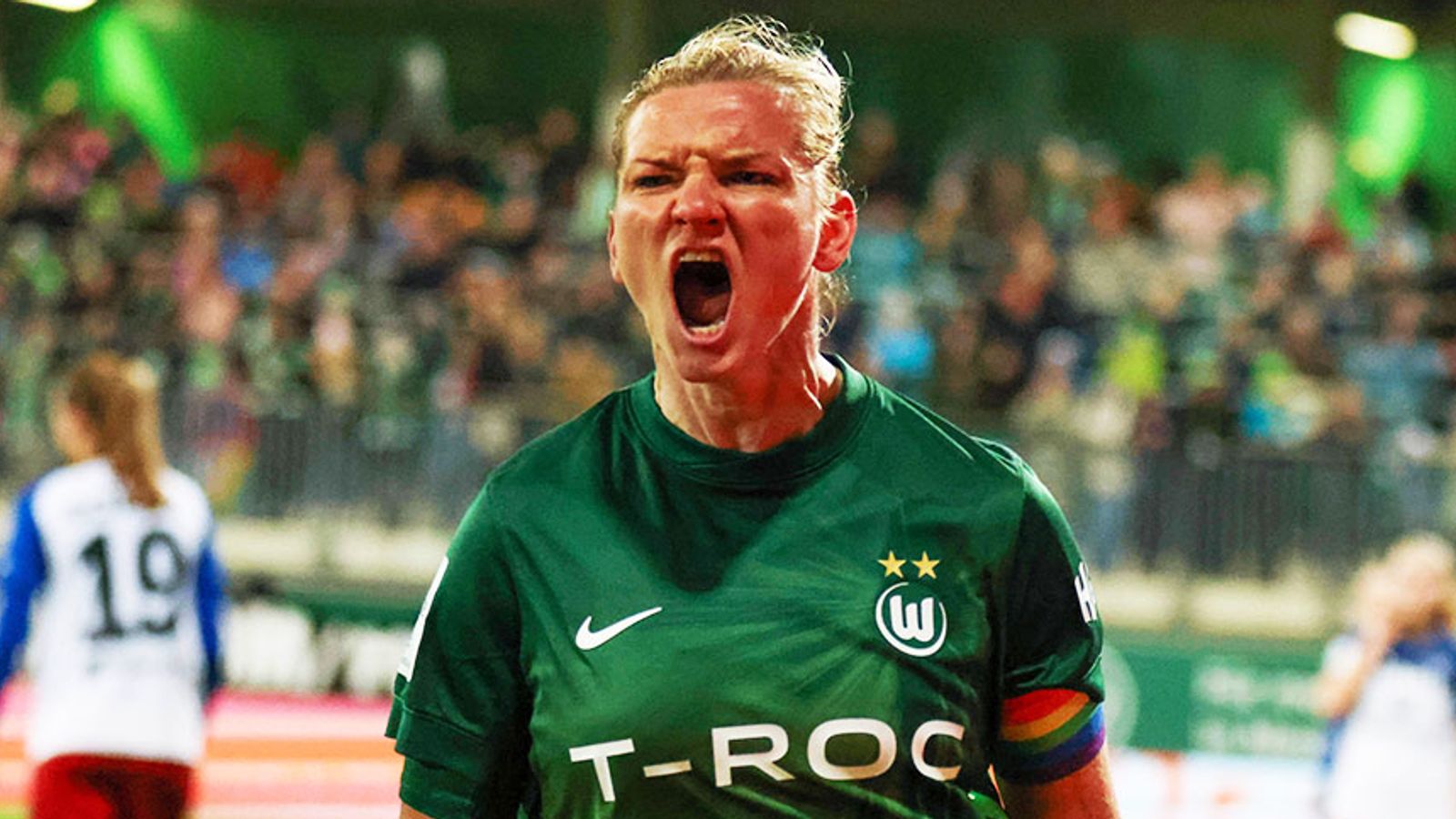 Alexandra Popp während eines Spiels für Wolfsburg