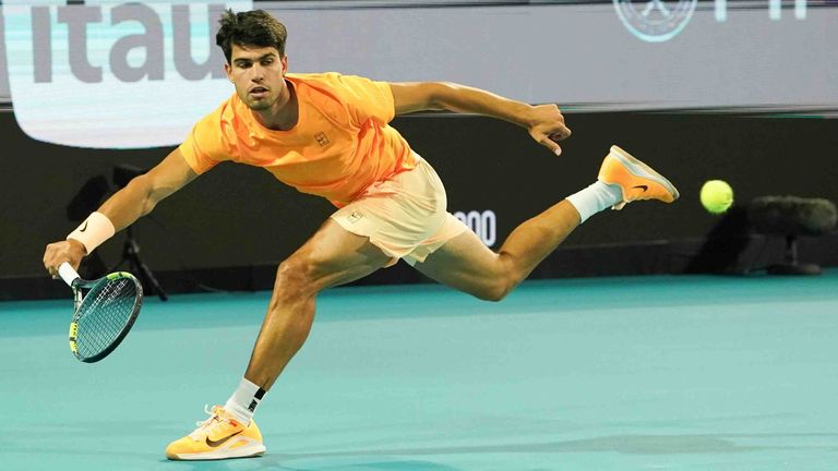 Carlos Alcaraz verliert in Miami gegen Sebastian Korda.