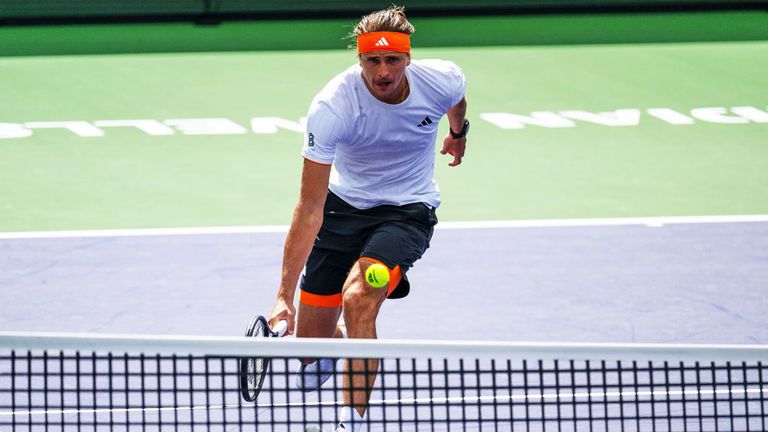 Alexander Zverev gewinnt seine Auftaktpartie in Indian Wells.