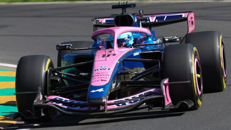 Pierre Gasly (Alpine) in Melbourne.