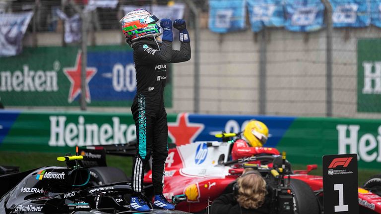 Kimi Antonelli (Mercedes) in China.