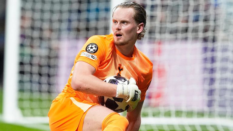 Spurs-Keeper Antonin Kinsky erlebte in Madrid einen Horrorabend.