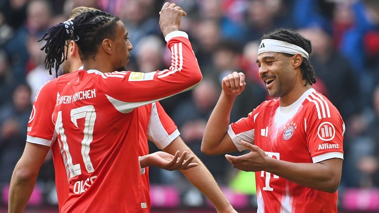 Die Bayern feiern einen deutlichen Sieg gegen Union Berlin.