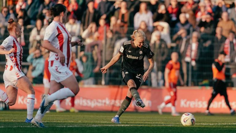 Alle Tore des FC Bayern München wurden in der ersten Halbzeit erzielt.