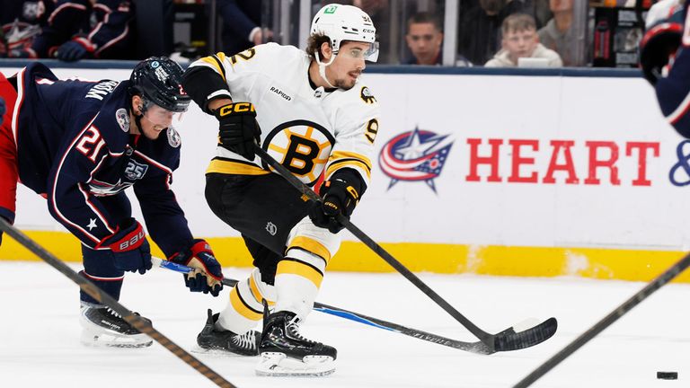 Die Boston Bruins feiern in Columbus einen weiteren Erfolg in der NHL.