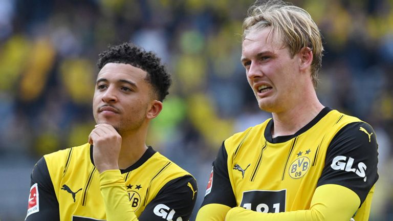 Julian Brandt (r.) verlässt den BVB im Sommer - kommt dafür Jadon Sancho (l.) wieder zurück?