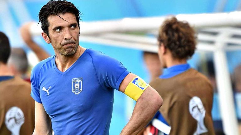 Gianluigi Buffon stand bei der WM 2014 im Tor von Italien.