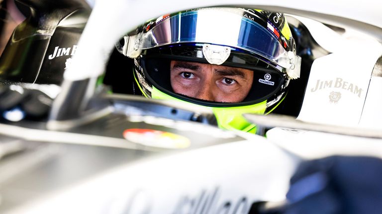 Sergio Perez (Cadillac) in Melbourne.