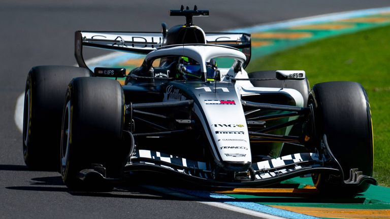 Sergio Perez (Cadillac) in Melbourne.