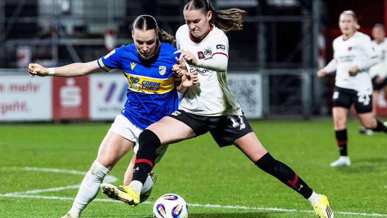 Die Frauen von Bayer Leverkusen mit mühsamen Pflichtsieg gegen Jena.