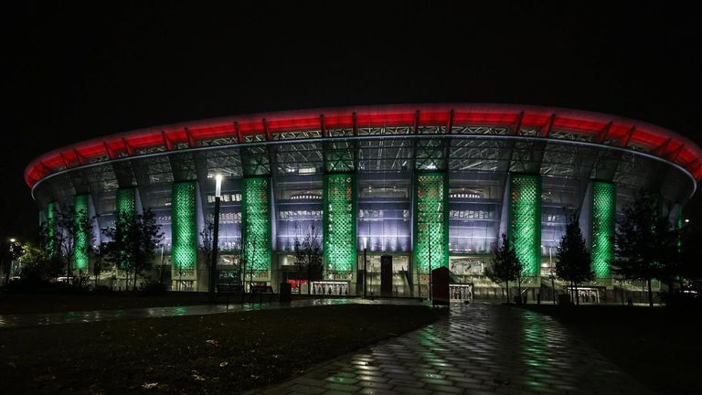 Die Puskas Arena in Ungarn ist der Austragungsort für das Champions-League-Finale 2026.