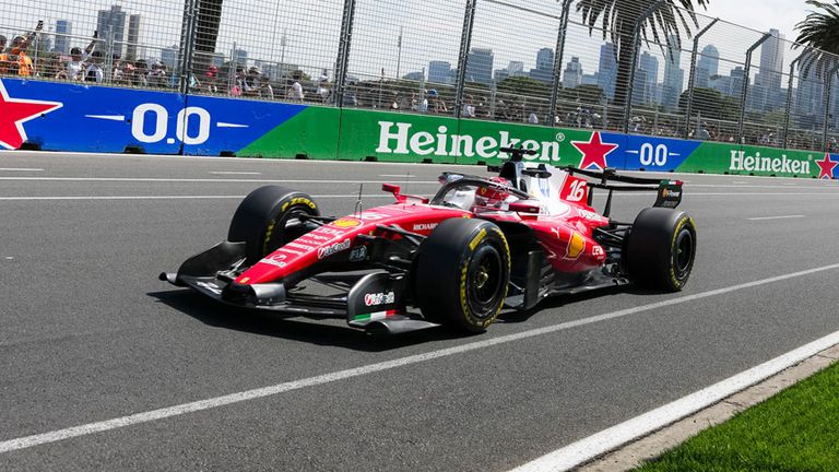 Charles Leclerc (Ferrari) in Melbourne.