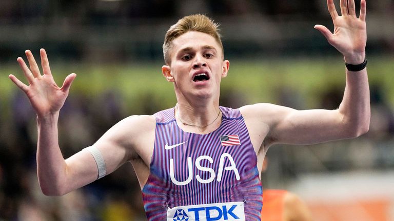 Cooper Lutkenhaus wird jüngster Leichtathletik-Weltmeister aller Zeiten.